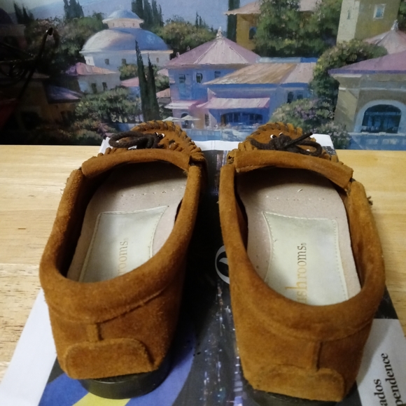 Minnetonka Thunderbird Moccasins Suede 🥿Beaded,Size 8,A Fabulous Vintage Gift. - Picture 8 of 15